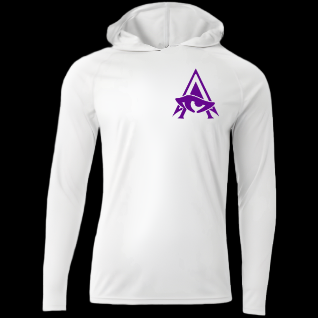 “Apex Alpha Dry-Fit Hoodie Vol.2” (Small Logo) in White