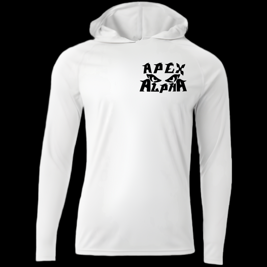 The "OG" Apex Alpha Dry-Fit Hoodie (Small Logo) in White